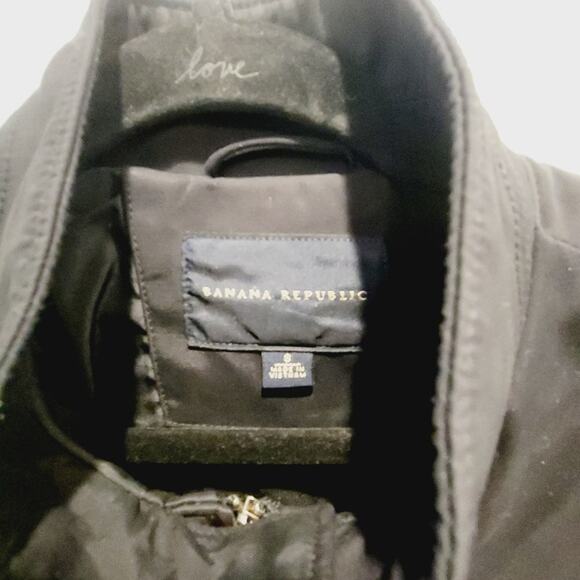 Banana Republic Men's Black Jacket Small Lightweight Outwear Minimalist Layer - Picture 8 of 12